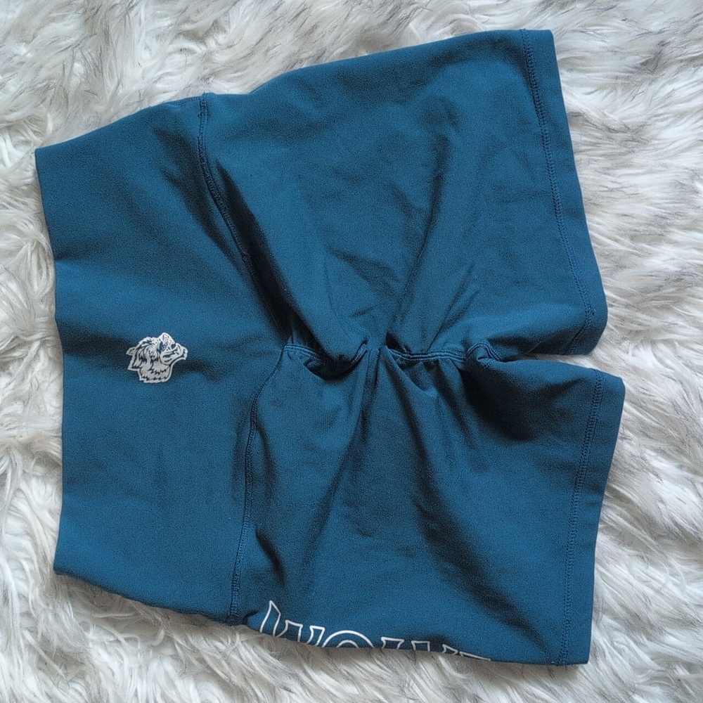 Darc Sport Blue High-Waisted Scrunch Butt Shorts Size Small - Picture 2 of 6